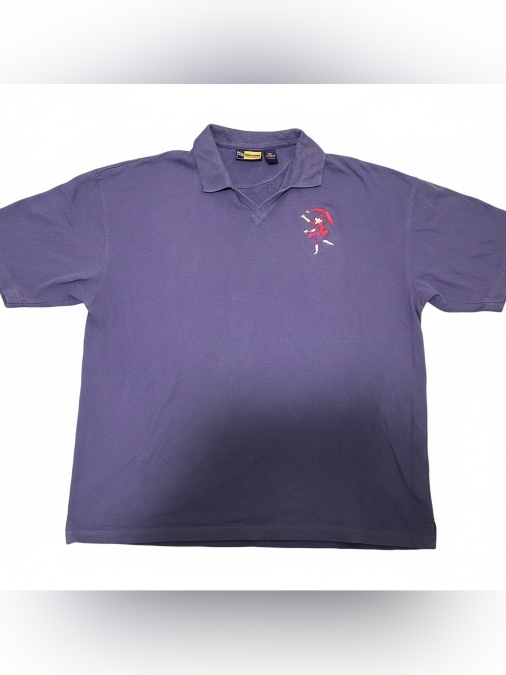 Vintage Blue Generation Ladies Polo Shirt Purple 3XL